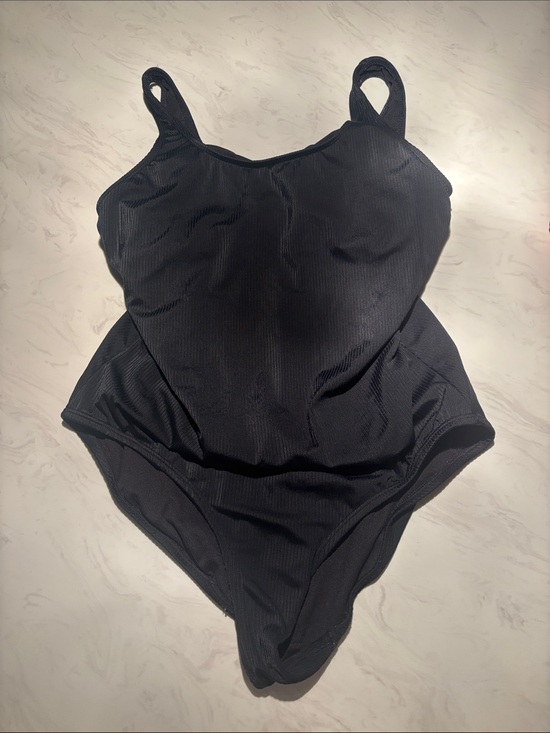 Catalina Other - Classic Black Ribbed One-Piece Swimsuit